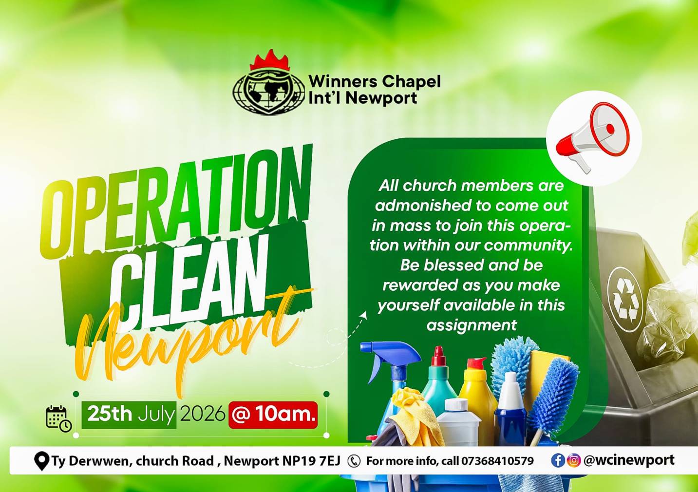 Operation Clean Newport – July 2026